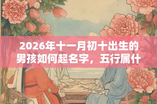 2026年十一月初十出生的男孩如何起名字,五行属什么 2026年十一月初十出生的男孩如何起名字,五行属什么