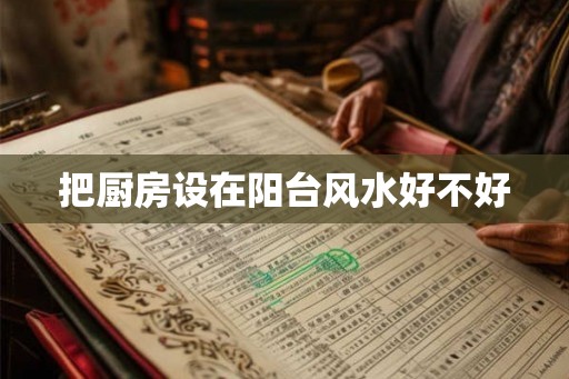 把厨房设在阳台风水好不好