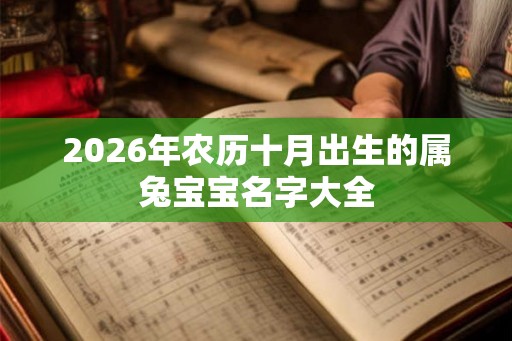 2026年农历十月出生的属兔宝宝名字大全