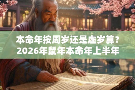 本命年按周岁还是虚岁算?2026年鼠年本命年上半年运势分析 本命年按周岁还是虚岁算?2026年鼠年本命年上半年运势分析