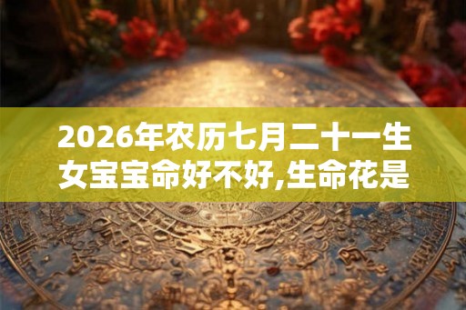 2026年农历七月二十一生女宝宝命好不好,生命花是什么？
