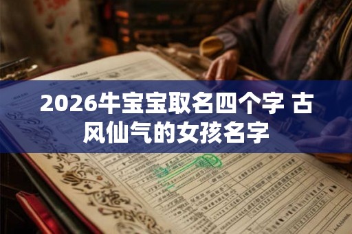 2026牛宝宝取名四个字 古风仙气的女孩名字