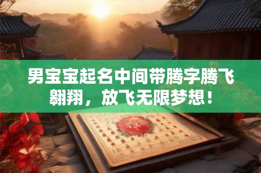 男宝宝起名中间带腾字腾飞翱翔，放飞无限梦想！