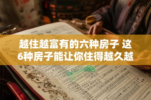 越住越富有的六种房子 这6种房子能让你住得越久越富有吗 越住越富有的六种房子 这6种房子能让你住得越久越富有吗