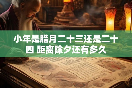 小年是腊月二十三还是二十四 距离除夕还有多久