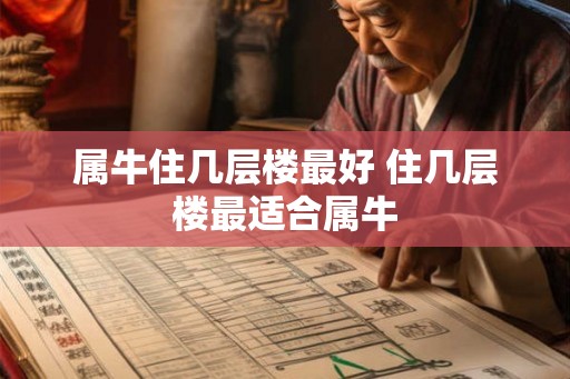 属牛住几层楼最好 住几层楼最适合属牛 属牛住几层楼最好 住几层楼最适合属牛