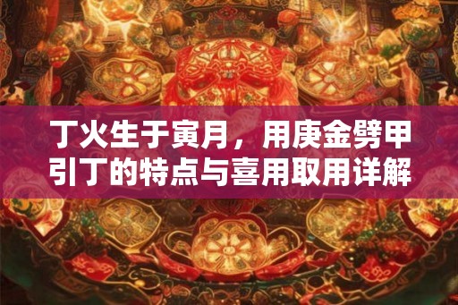 丁火生于寅月，用庚金劈甲引丁的特点与喜用取用详解