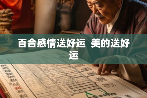 百合感情送好运  美的送好运