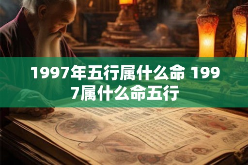 1997年五行属什么命 1997属什么命五行