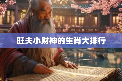 旺夫小财神的生肖大排行