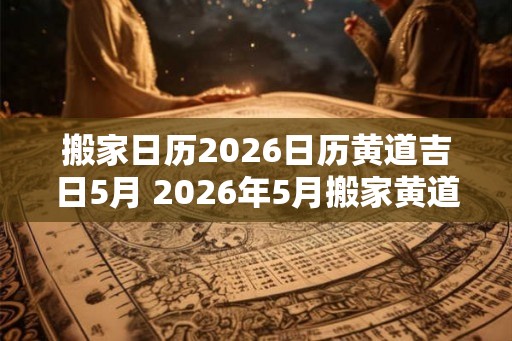 搬家日历2026日历黄道吉日5月 2026年5月搬家黄道吉日在哪 搬家日历2026日历黄道吉日5月 2026年5月搬家黄道吉日在哪