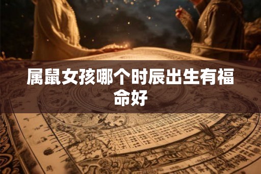 属鼠女孩哪个时辰出生有福命好