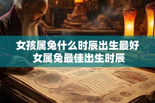 女孩属兔什么时辰出生最好 女属兔最佳出生时辰