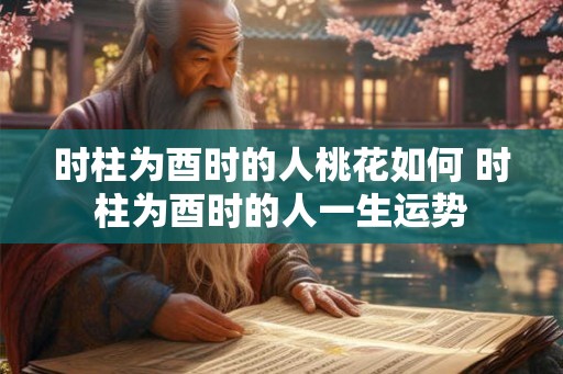 时柱为酉时的人桃花如何 时柱为酉时的人一生运势