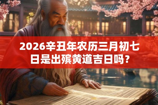 2026辛丑年农历三月初七日是出殡黄道吉日吗? 2026辛丑年农历三月初七日是出殡黄道吉日吗?
