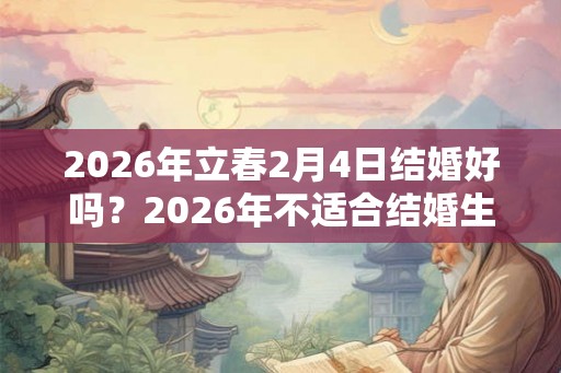 2026年立春2月4日结婚好吗？2026年不适合结婚生肖一览？