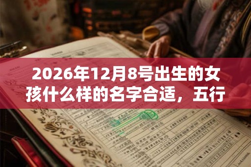 2026年12月8号出生的女孩什么样的名字合适，五行属什么