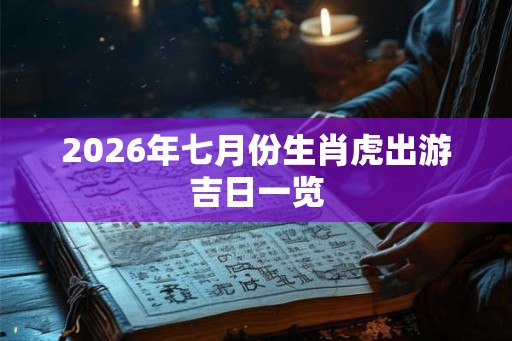 2026年七月份生肖虎出游吉日一览