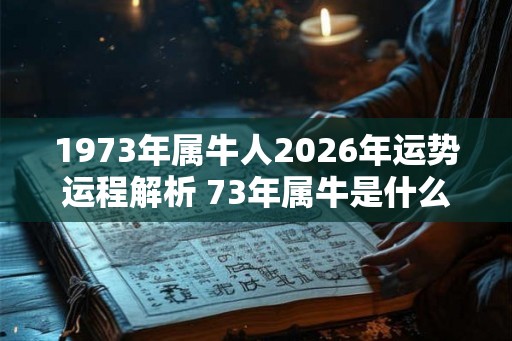 1973年属牛人2026年运势运程解析 73年属牛是什么命 1973年属牛人2026年运势运程解析 73年属牛是什么命