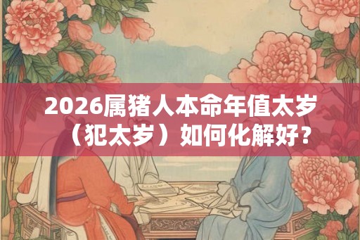 2026属猪人本命年值太岁（犯太岁）如何化解好？