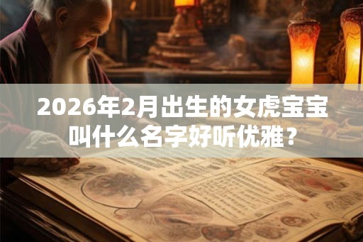 2026年2月出生的女虎宝宝叫什么名字好听优雅？