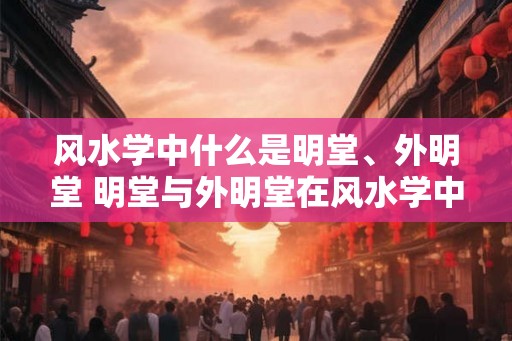 风水学中什么是明堂、外明堂 明堂与外明堂在风水学中的含义是什么