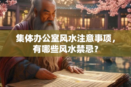 集体办公室风水注意事项，有哪些风水禁忌？