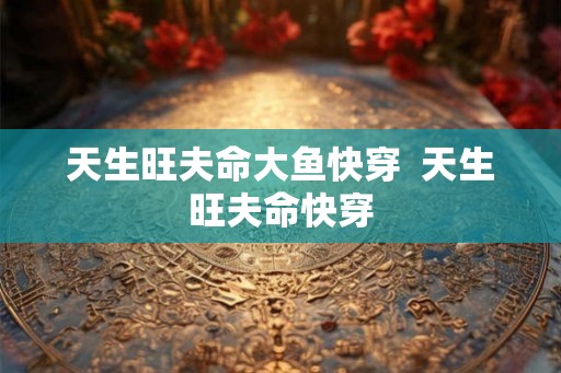 天生旺夫命大鱼快穿  天生旺夫命快穿