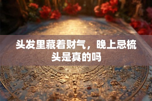 头发里藏着财气，晚上忌梳头是真的吗