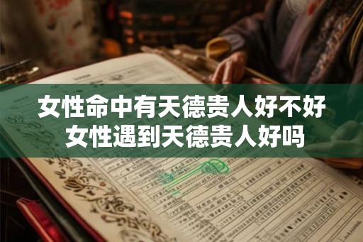 女性命中有天德贵人好不好 女性遇到天德贵人好吗