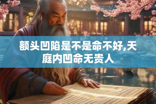 额头凹陷是不是命不好,天庭内凹命无贵人