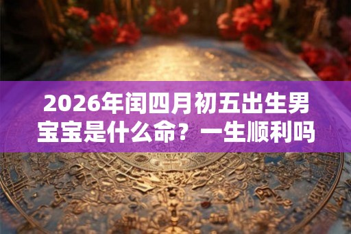 2026年闰四月初五出生男宝宝是什么命？一生顺利吗？