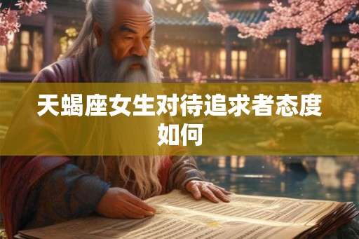 天蝎座女生对待追求者态度如何