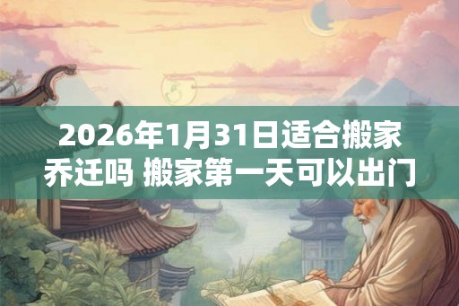 2026年1月31日适合搬家乔迁吗 搬家第一天可以出门吗