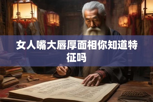 女人嘴大唇厚面相你知道特征吗