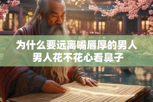 为什么要远离嘴唇厚的男人 男人花不花心看鼻子