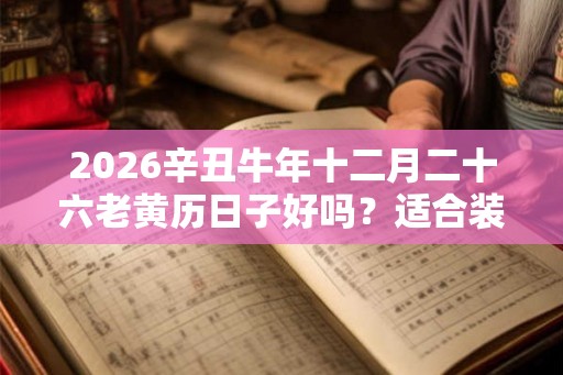 2026辛丑牛年十二月二十六老黄历日子好吗？适合装修动土吗？