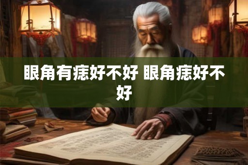 眼角有痣好不好 眼角痣好不好