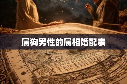 属狗男性的属相婚配表