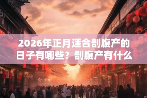 2026年正月适合剖腹产的日子有哪些？剖腹产有什么好处？