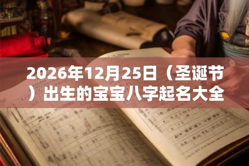 2026年12月25日(圣诞节)出生的宝宝八字起名大全 2026年12月25日(圣诞节)出生的宝宝八字起名大全
