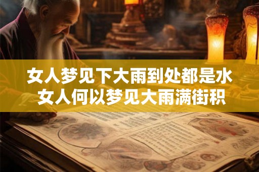 女人梦见下大雨到处都是水 女人何以梦见大雨满街积水 女人梦见下大雨到处都是水 女人何以梦见大雨满街积水