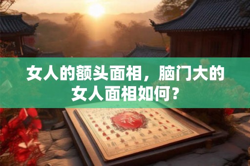 女人的额头面相,脑门大的女人面相如何? 女人的额头面相,脑门大的女人面相如何?
