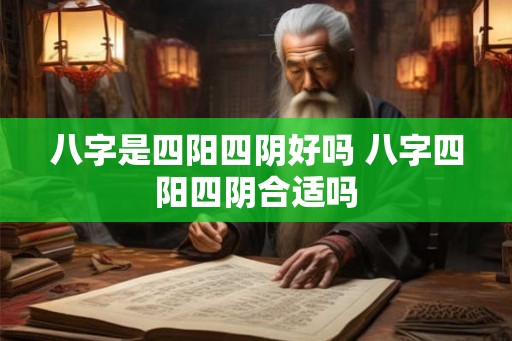 八字是四阳四阴好吗 八字四阳四阴合适吗