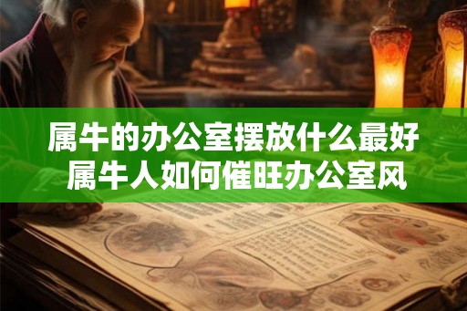 属牛的办公室摆放什么最好 属牛人如何催旺办公室风水