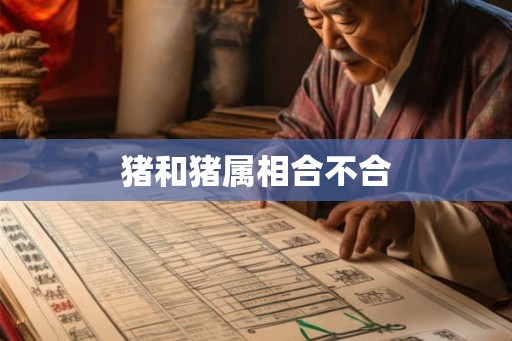 猪和猪属相合不合