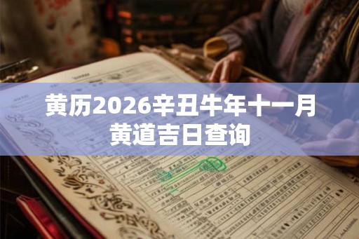 黄历2026辛丑牛年十一月黄道吉日查询