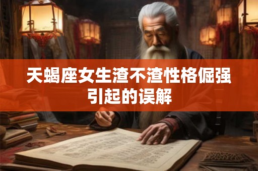 天蝎座女生渣不渣性格倔强引起的误解