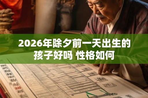 2026年除夕前一天出生的孩子好吗 性格如何