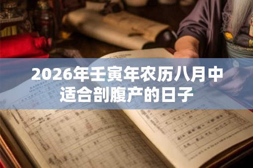 2026年壬寅年农历八月中适合剖腹产的日子